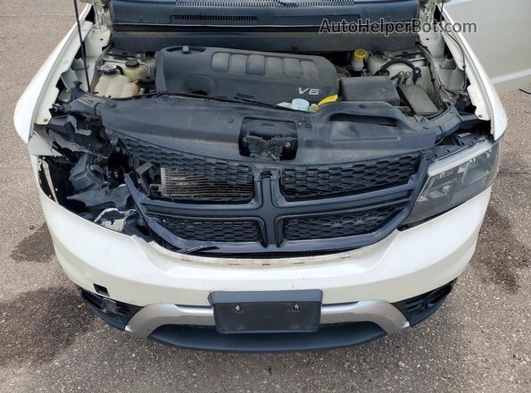 3C4PDDGG2HT549100 2017 DODGE JOURNEY Белый Вид подкапотного пространства