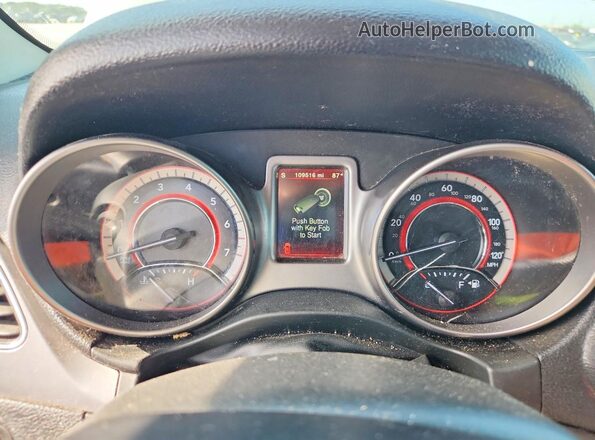 3C4PDDGG3HT595454 2017 DODGE JOURNEY Silver ხელსაწყოთა პანელის ხედი