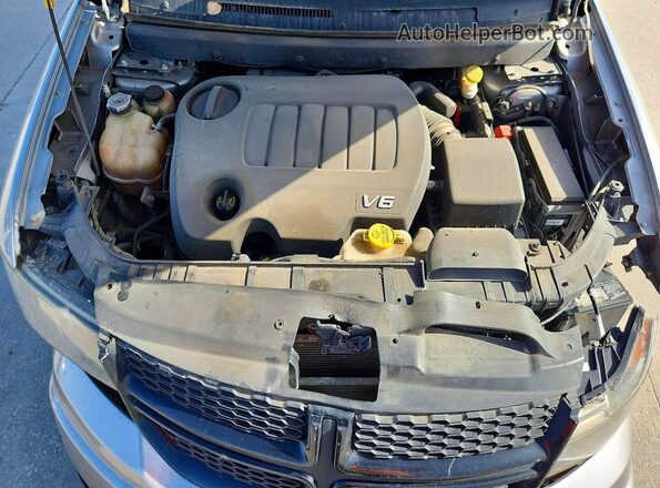 3C4PDDGG3HT595454 2017 DODGE JOURNEY Silver ძრავის განყოფილების ხედი