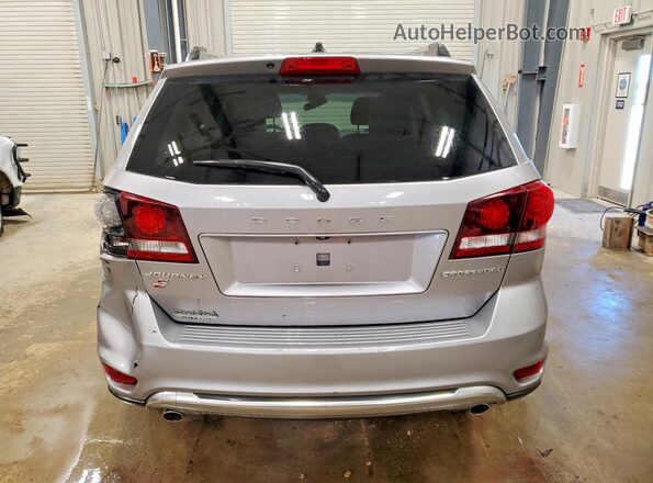 3C4PDDGG3JT386883 2018 DODGE JOURNEY Silver უკანა ხედი
