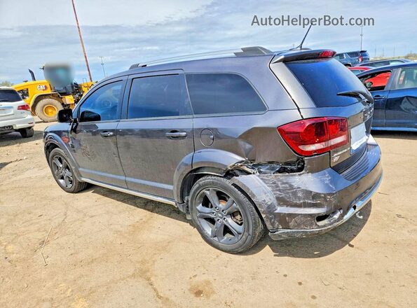 3C4PDDGG4JT386813 2018 DODGE JOURNEY Gray უკანა მარცხენა
