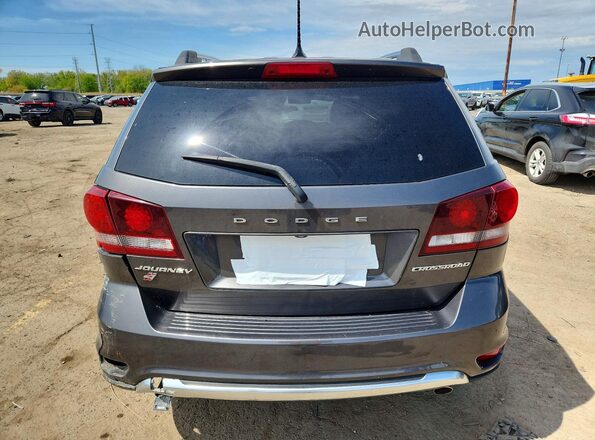 3C4PDDGG4JT386813 2018 DODGE JOURNEY Gray უკანა ხედი