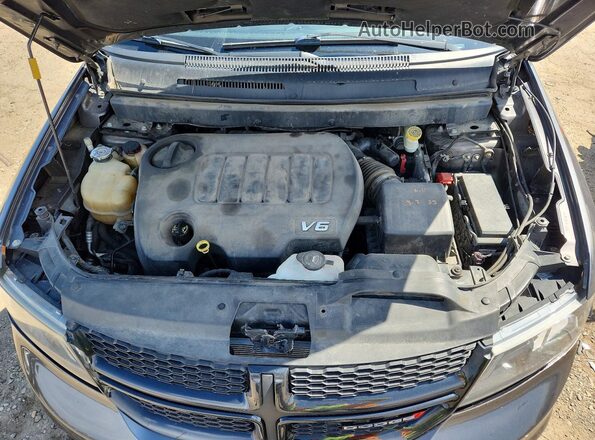 3C4PDDGG4JT386813 2018 DODGE JOURNEY Gray ძრავის განყოფილების ხედი