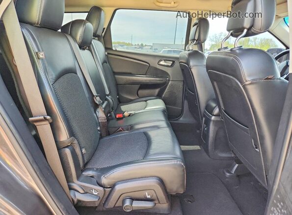 3C4PDDGG4JT386813 2018 DODGE JOURNEY Gray უკანა სალონის ხედი