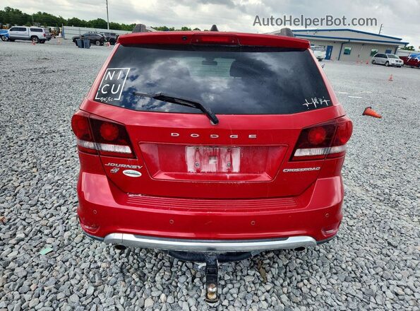 3C4PDDGG4JT499547 2018 DODGE JOURNEY Red Vista trasera