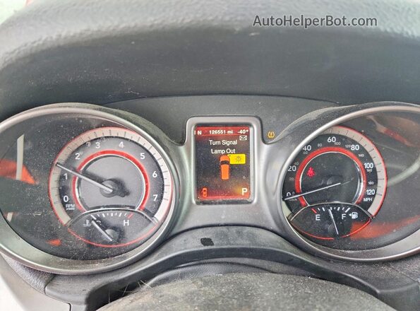 3C4PDDGG4JT499547 2018 DODGE JOURNEY Red Vista del cuadro de instrumentos
