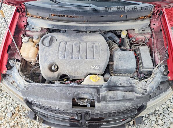 3C4PDDGG4JT499547 2018 DODGE JOURNEY Red Vista del compartimento del motor