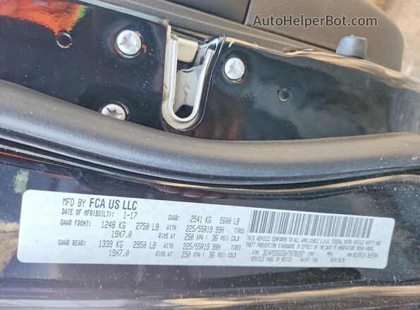 3C4PDDGG5HT578297 2017 DODGE JOURNEY Black 