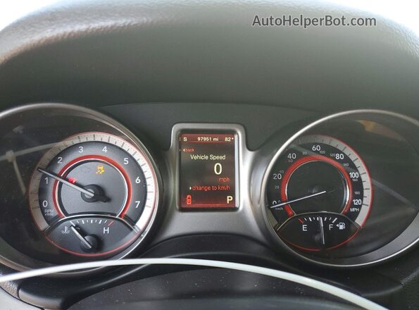 3C4PDDGG6KT702178 2019 DODGE JOURNEY White Vista del cuadro de instrumentos