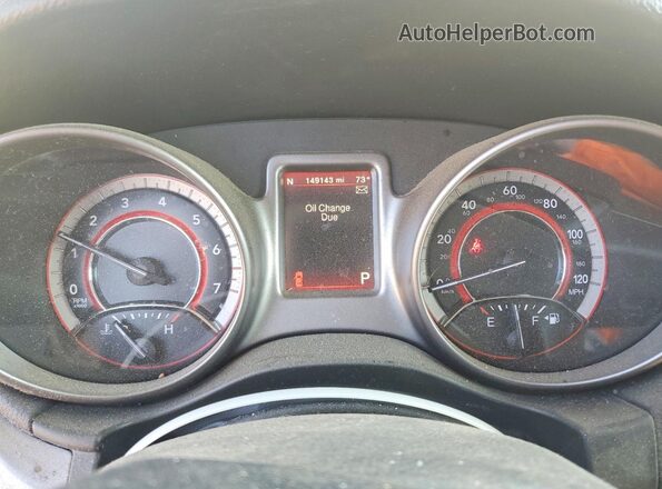 3C4PDDGG7HT535063 2017 DODGE JOURNEY Black Սարքավորումների վահանակի տեսք