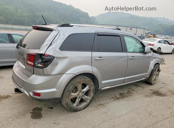 3C4PDDGG7HT579760 2017 DODGE JOURNEY Silver Trasero derecho