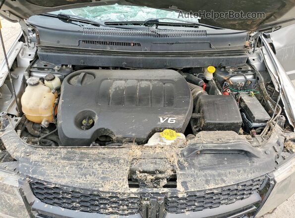 3C4PDDGG7HT579760 2017 DODGE JOURNEY Silver Vista del compartimento del motor