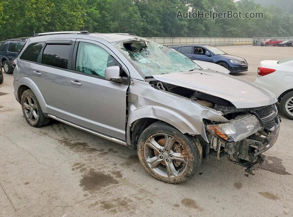 3C4PDDGG7HT579760 2017 DODGE JOURNEY Silver Delantero derecho