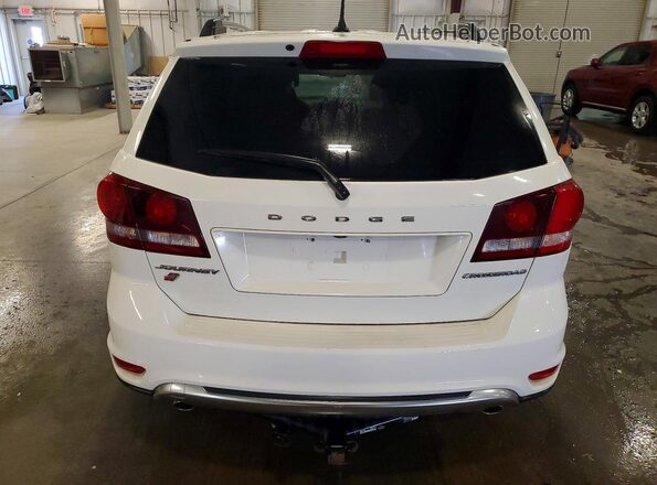 3C4PDDGG7JT387941 2018 DODGE JOURNEY White Вид ззаду