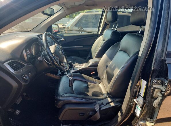 3C4PDDGG8JT257733 2018 DODGE JOURNEY Black Front interior view