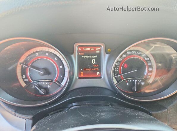 3C4PDDGG8JT257733 2018 DODGE JOURNEY Black Instrument cluster view