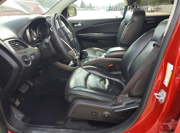 3C4PDDGG9GT133382 2016 DODGE JOURNEY Red Front interior view