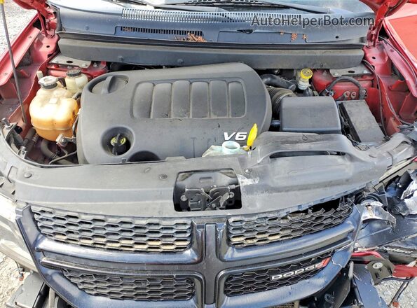 3C4PDDGG9GT133382 2016 DODGE JOURNEY Red Engine compartment view