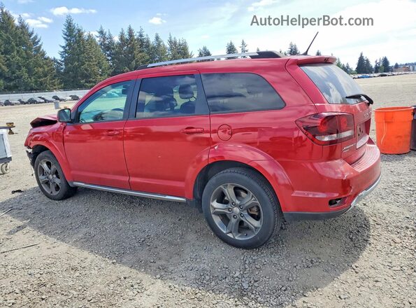 3C4PDDGG9GT133382 2016 DODGE JOURNEY Red Rear left