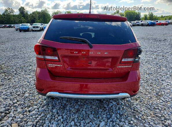 3C4PDDGG9HT553290 2017 DODGE JOURNEY Red Widok z tyłu