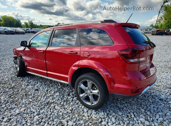 3C4PDDGG9HT553290 2017 DODGE JOURNEY Red Tył lewy