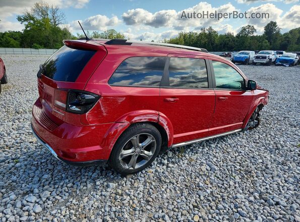 3C4PDDGG9HT553290 2017 DODGE JOURNEY Red Tył prawy