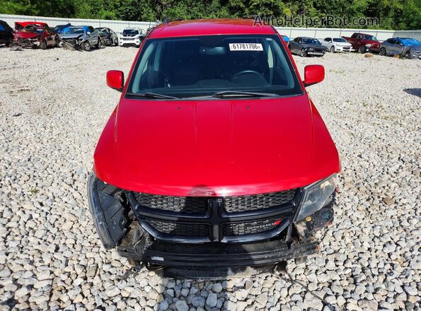 3C4PDDGG9HT553290 2017 DODGE JOURNEY Red Widok z przodu