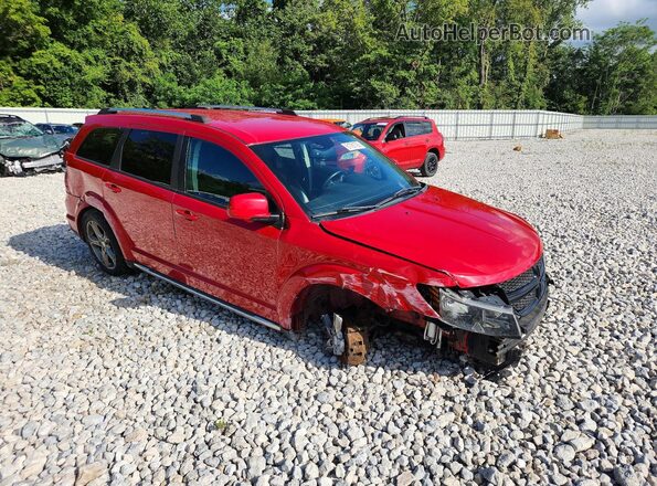 3C4PDDGG9HT553290 2017 DODGE JOURNEY Red Przód prawy