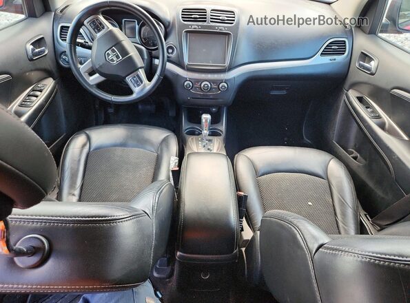 3C4PDDGG9HT553290 2017 DODGE JOURNEY Red Widok deski rozdzielczej