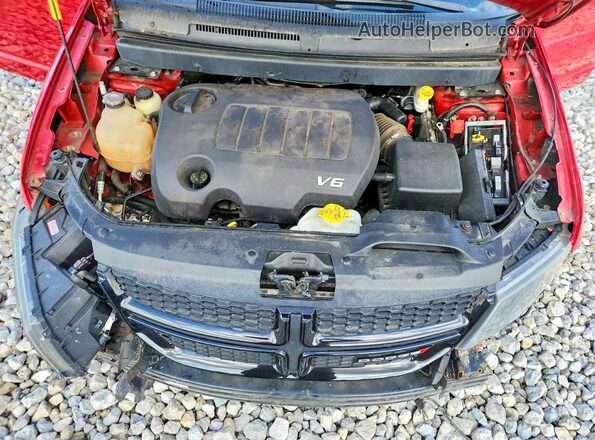 3C4PDDGG9HT553290 2017 DODGE JOURNEY Red Widok komory silnika