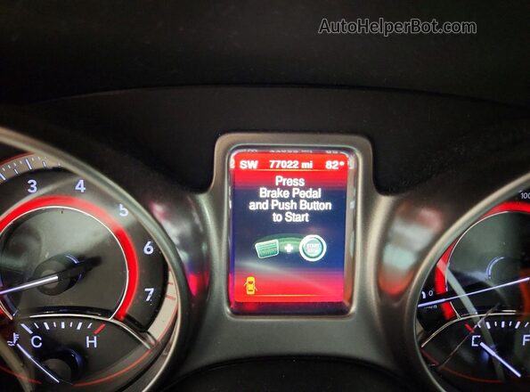 3C4PDDGG9KT774959 2019 DODGE JOURNEY Black Instrument cluster view