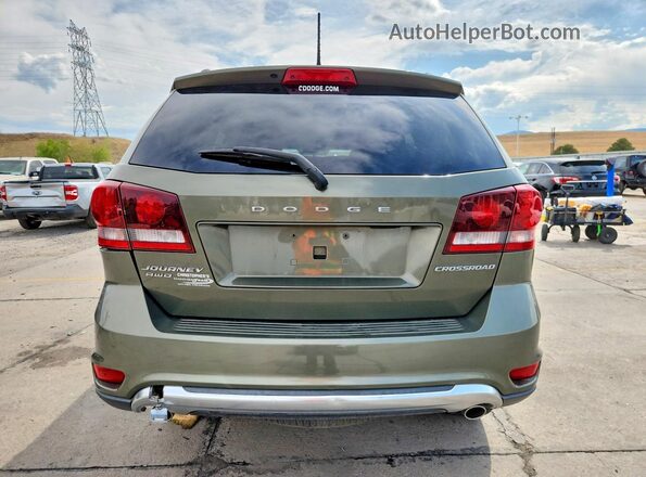 3C4PDDGGXHT513946 2017 DODGE JOURNEY Green უკანა ხედი