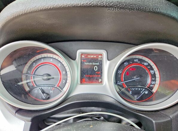 3C4PDDGGXHT513946 2017 DODGE JOURNEY Green ხელსაწყოთა პანელის ხედი