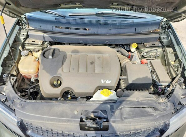 3C4PDDGGXHT513946 2017 DODGE JOURNEY Green ძრავის განყოფილების ხედი