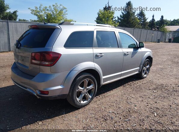 3C4PDDGGXHT540600 2017 DODGE JOURNEY Silver Trasero derecho