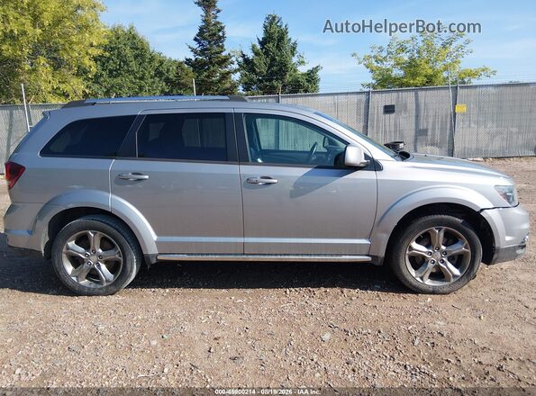 3C4PDDGGXHT540600 2017 DODGE JOURNEY Silver Vista interior trasera