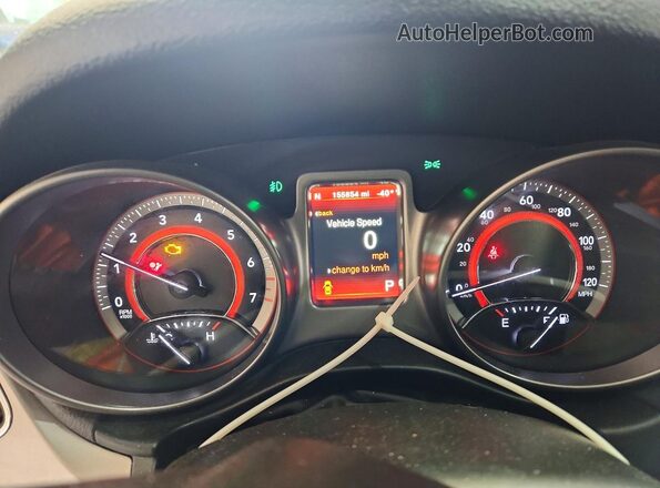 3C4PDDGGXJT375945 2018 DODGE JOURNEY White Widok zestawu wskaźników