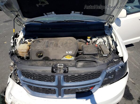 3C4PDDGGXJT449784 2018 DODGE JOURNEY White Engine compartment view