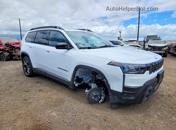 3C4PJMC22TT245454 2026 JEEP CHEROKEE White Передня права чверть