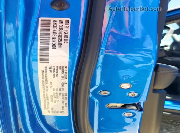 3C4RJNCK0ST583349 2025 JEEP WAGONEER Blue VIN კოდის სტიკერის ხედი