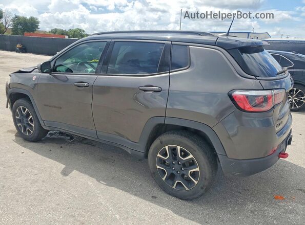 3C5NJDDB7KT799268 2019 JEEP COMPASS Gray Задня ліва чверть
