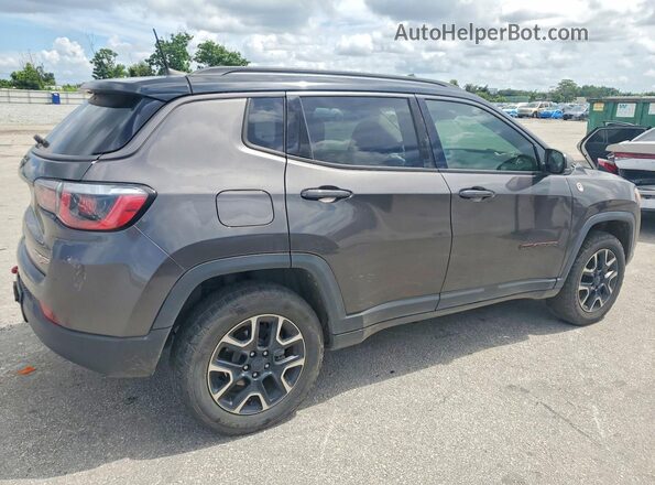 3C5NJDDB7KT799268 2019 JEEP COMPASS Gray Задня права чверть