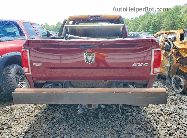 3C63R3EL6JG155342 2018 RAM 3500 Burgundy Rear view