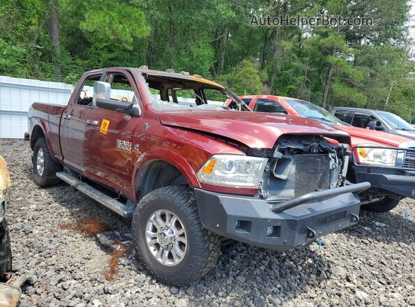 3C63R3EL6JG155342 2018 RAM 3500 Burgundy Front right