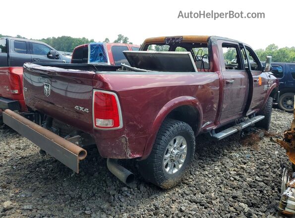 3C63R3EL6JG155342 2018 RAM 3500 Burgundy Rear right
