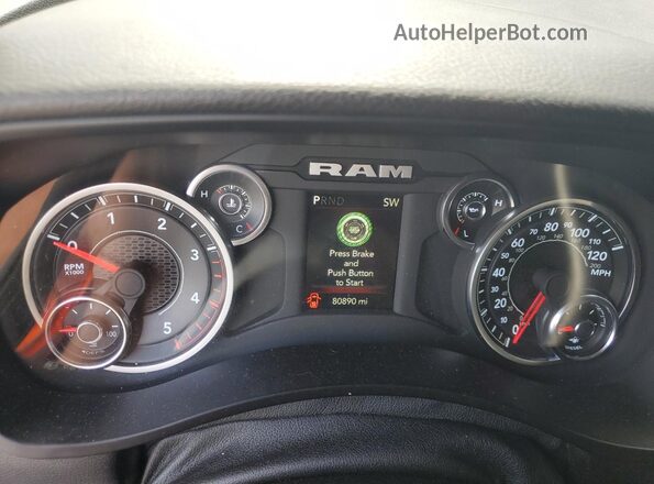 3C63RRHL3RG289588 2024 RAM 3500 White Вид щитка приладів