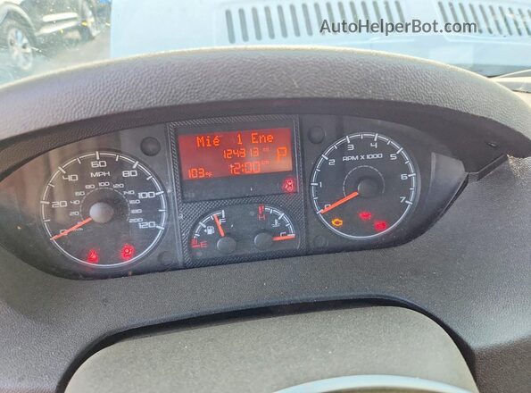 3C6ERVDG3ME511464 2021 RAM PROMASTER White Widok zestawu wskaźników