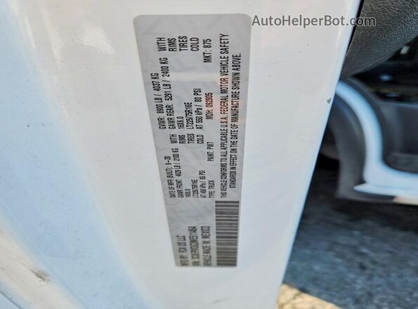 3C6ERVDG3ME511464 2021 RAM PROMASTER White Widok naklejki z numerem VIN