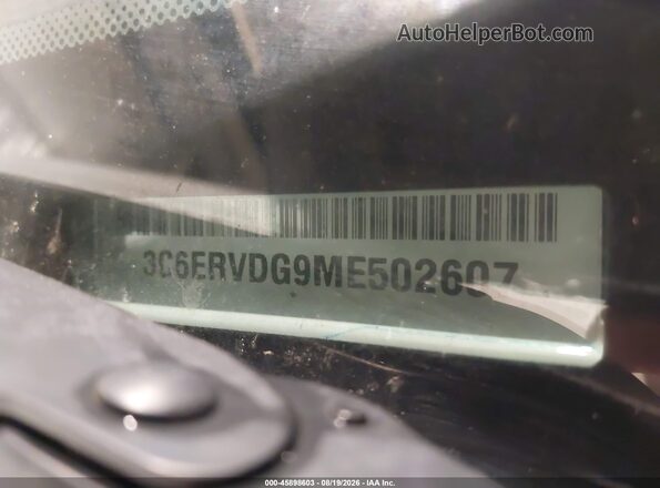3C6ERVDG9ME502607 2021 RAM PROMASTER 2500 White Вид підкапотного простору