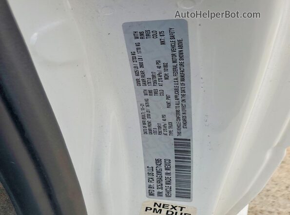 3C6JR6AGXMG714395 2021 RAM 1500 White Engine compartment view
